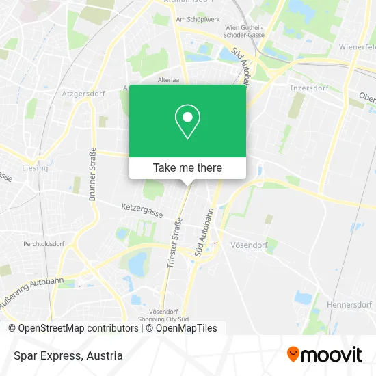 Spar Express map