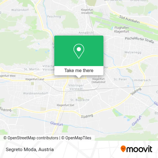 Segreto Moda map