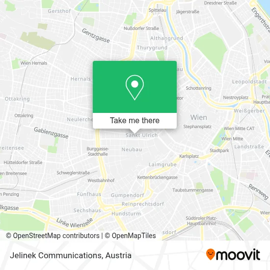 Jelinek Communications map