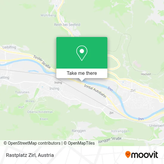 Rastplatz Zirl map