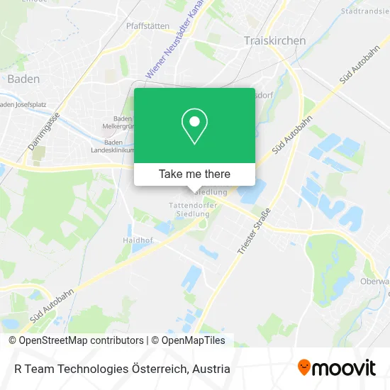 R Team Technologies Österreich map