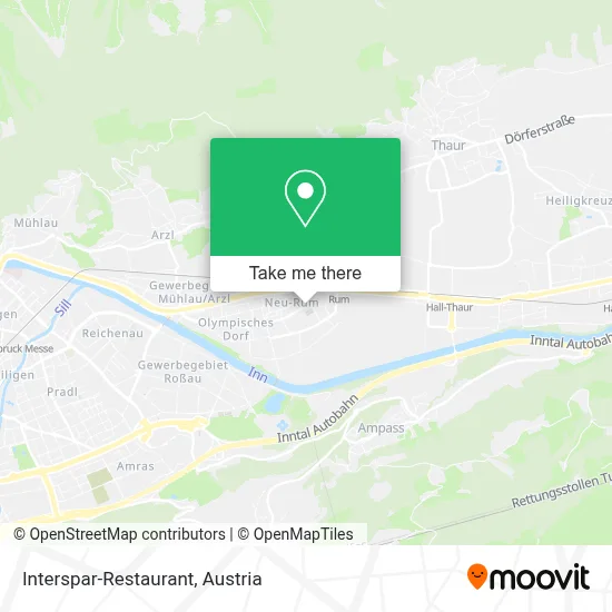 Interspar-Restaurant map