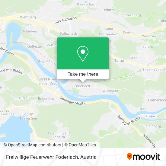 Freiwillige Feuerwehr Foderlach map