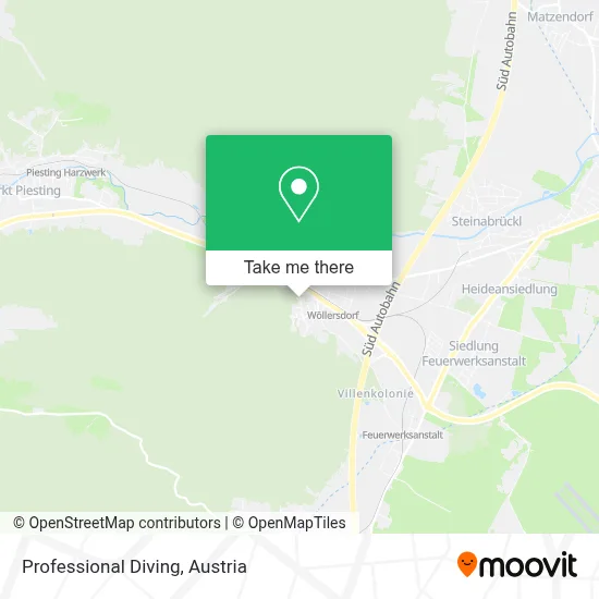 Professional Diving map