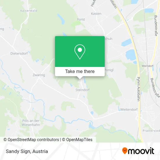 Sandy Sign map