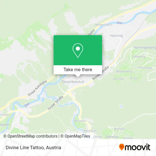 Divine Line Tattoo map