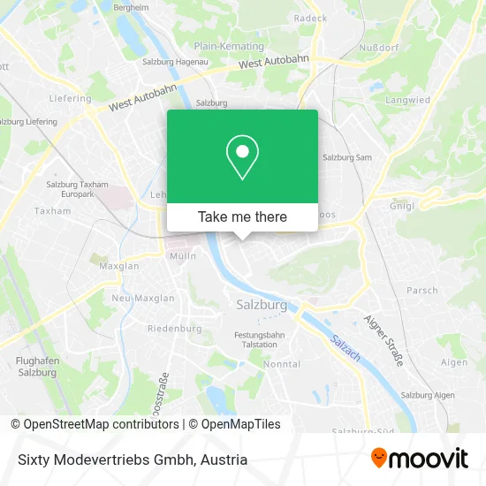 Sixty Modevertriebs Gmbh map