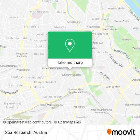 Sba Research map