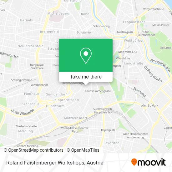 Roland Faistenberger Workshops map
