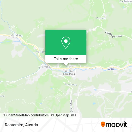 Rösteralm map