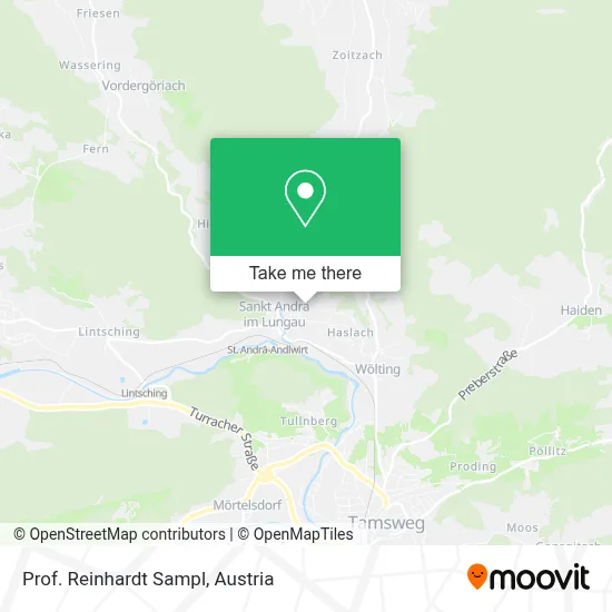 Prof. Reinhardt Sampl map