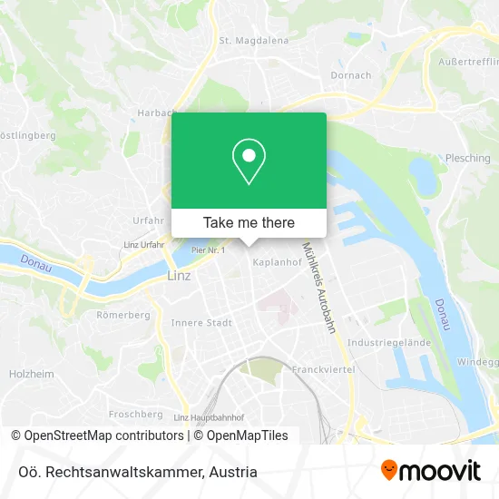 Oö. Rechtsanwaltskammer map