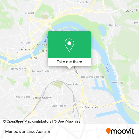 Manpower Linz map