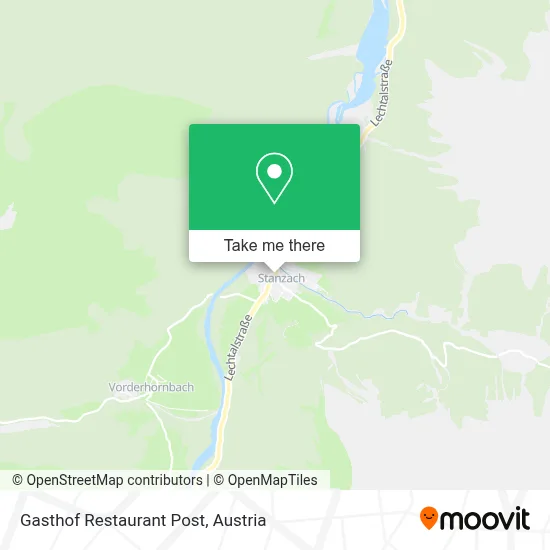 Gasthof Restaurant Post map