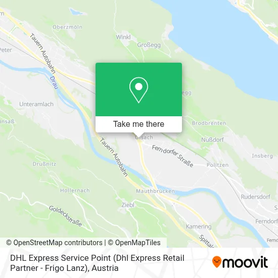 DHL Express Service Point (Dhl Express Retail Partner - Frigo Lanz) map