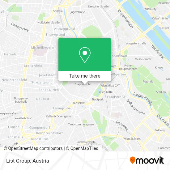 List Group map