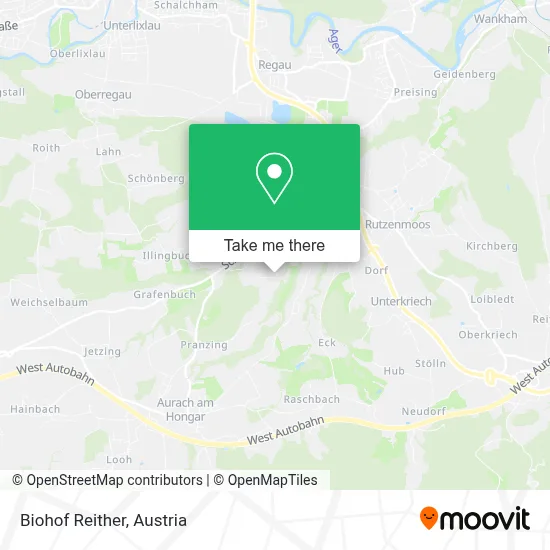 Biohof Reither map