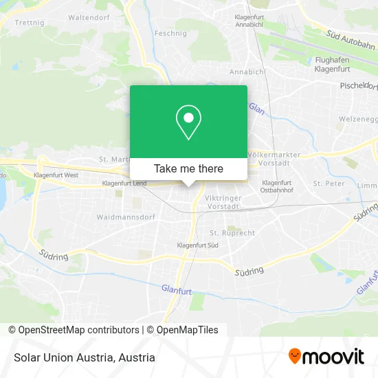 Solar Union Austria map