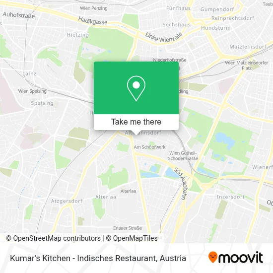 Kumar's Kitchen - Indisches Restaurant map