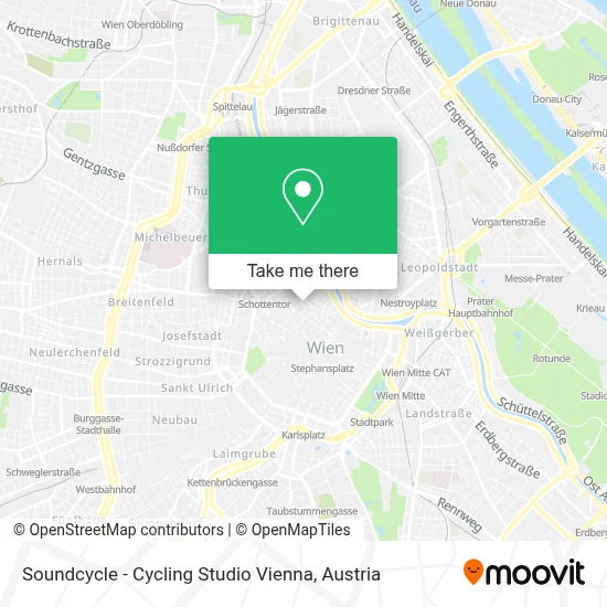 Soundcycle - Cycling Studio Vienna map