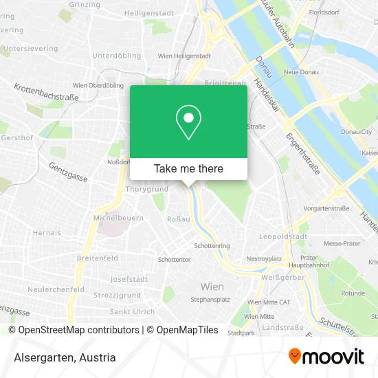 Alsergarten map