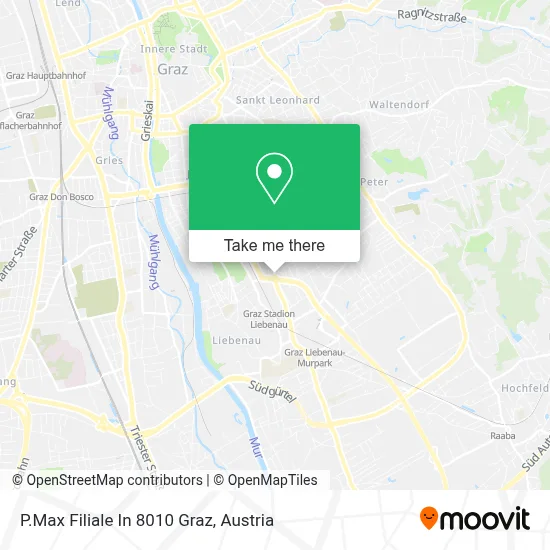 P.Max Filiale In 8010 Graz map