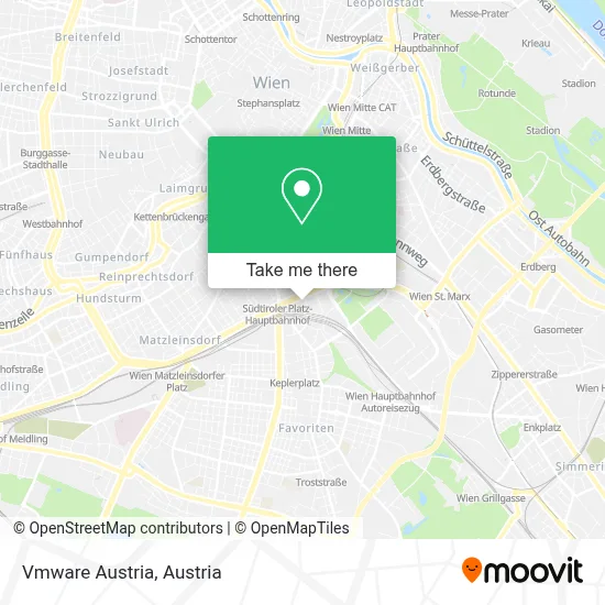 Vmware Austria map