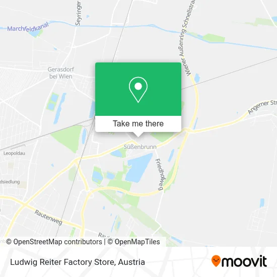 Ludwig Reiter Factory Store map