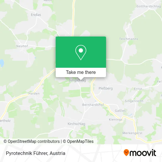 Pyrotechnik Führer map