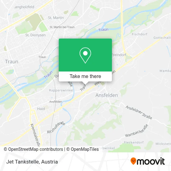 Jet Tankstelle map