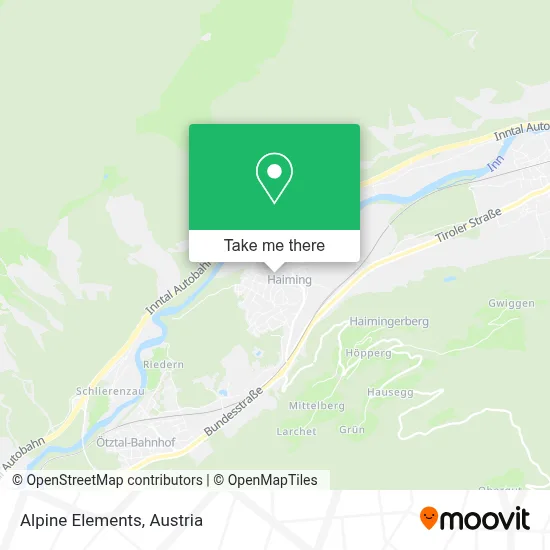 Alpine Elements map