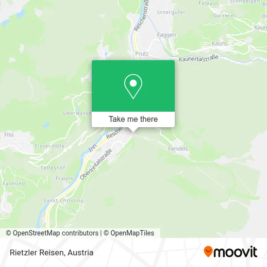 Rietzler Reisen map