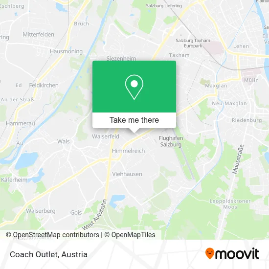 Coach Outlet map