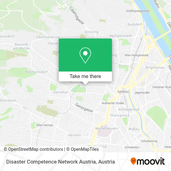 Disaster Competence Network Austria map