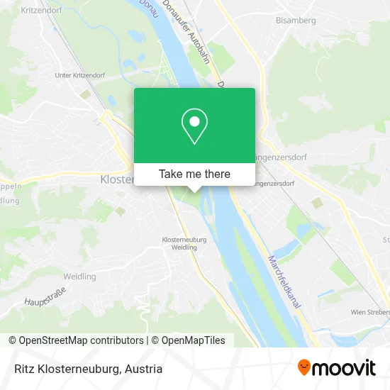 Ritz Klosterneuburg map