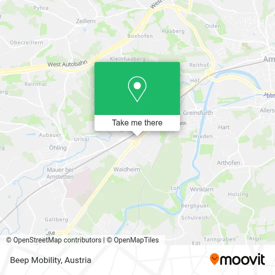 Beep Mobility map