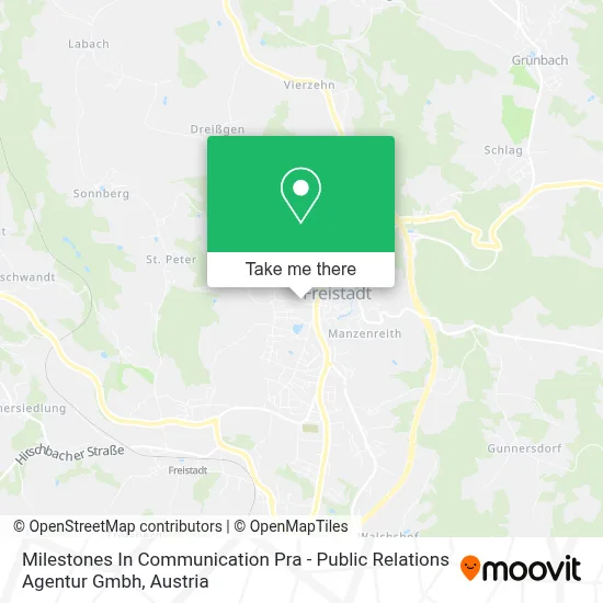 Milestones In Communication Pra - Public Relations Agentur Gmbh map