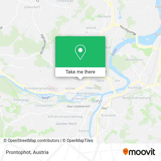 Prontophot map