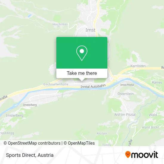 Sports Direct map