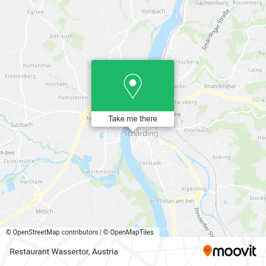 Restaurant Wassertor map