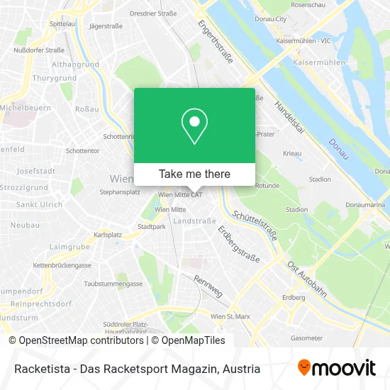 Racketista - Das Racketsport Magazin map