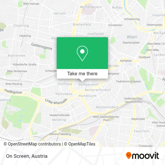 On Screen map