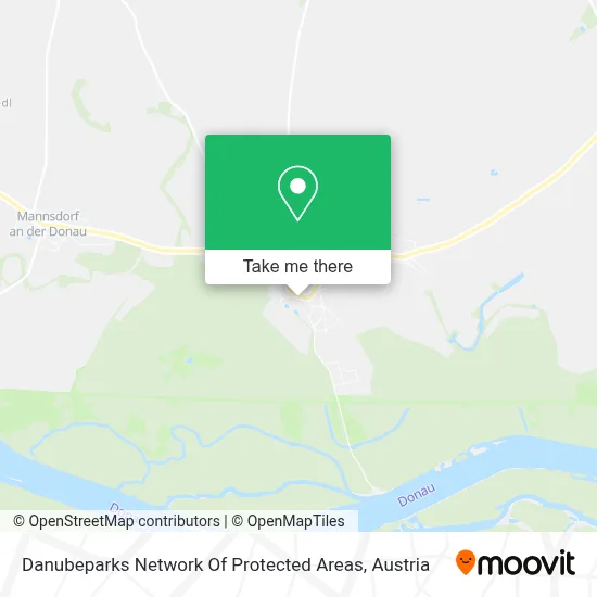 Danubeparks Network Of Protected Areas map