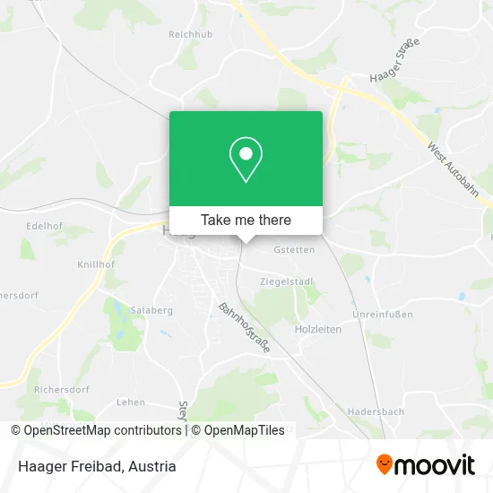 Haager Freibad map