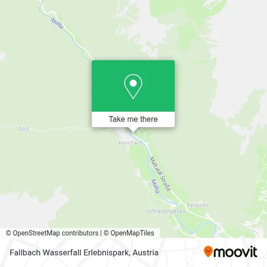 Fallbach Wasserfall Erlebnispark map