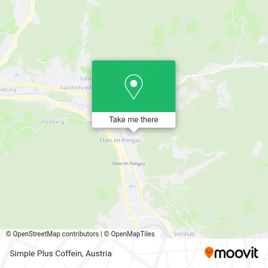 Simple Plus Coffein map