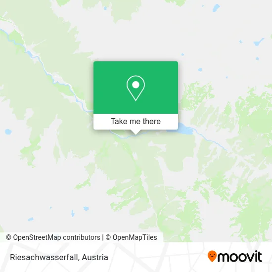 Riesachwasserfall map