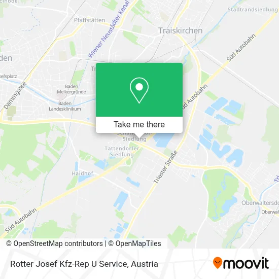 Rotter Josef Kfz-Rep U Service map