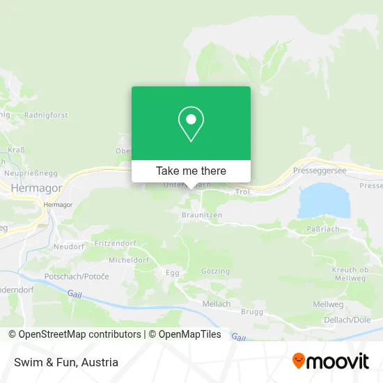 Swim & Fun map