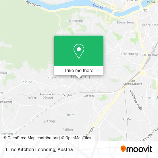 Lime Kitchen Leonding map